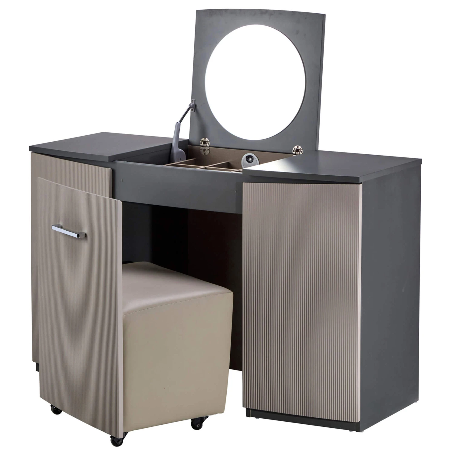 Kassia Matte Graphite And Grey Vanity Unit 3 Kassia Matte Graphite And Grey Vanity Unit