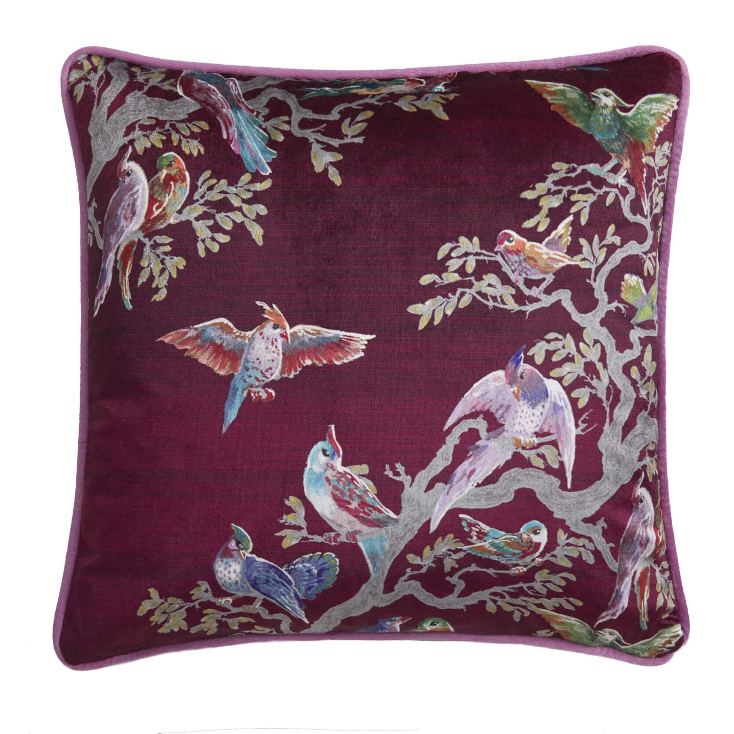 Laurence Llewelyn-Bowen Birdity Absurdity Pink Cushion 4 Laurence Llewelyn-Bowen Birdity Absurdity Pink Cushion - Image 2