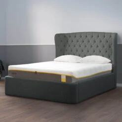 TEMPUR® Holcot 150cm Kingsize Shetland Slate Ottoman Bed Frame