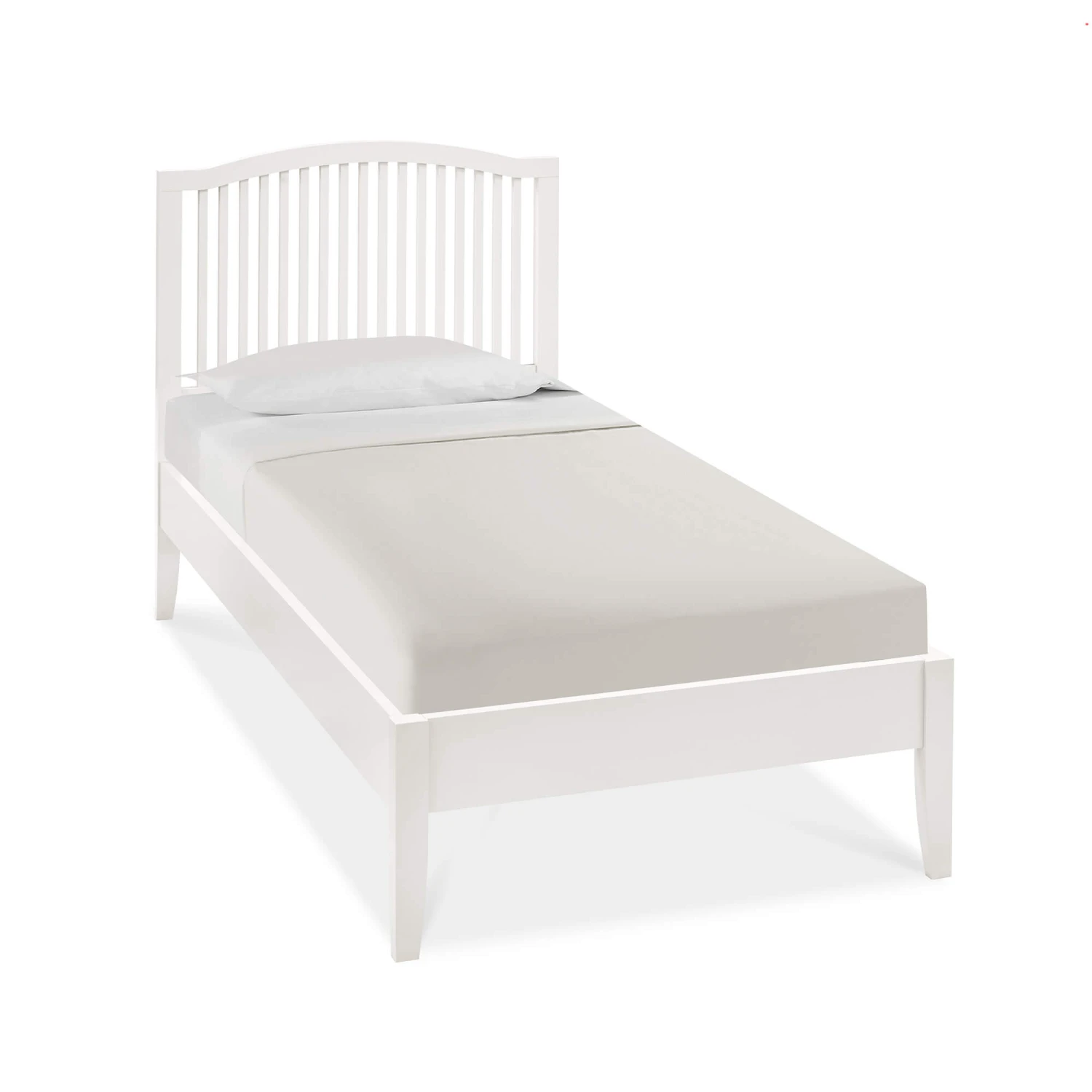 Ascot White 90cm Slatted Bed Frame 4 Ascot White 90cm Slatted Bed Frame - Image 2