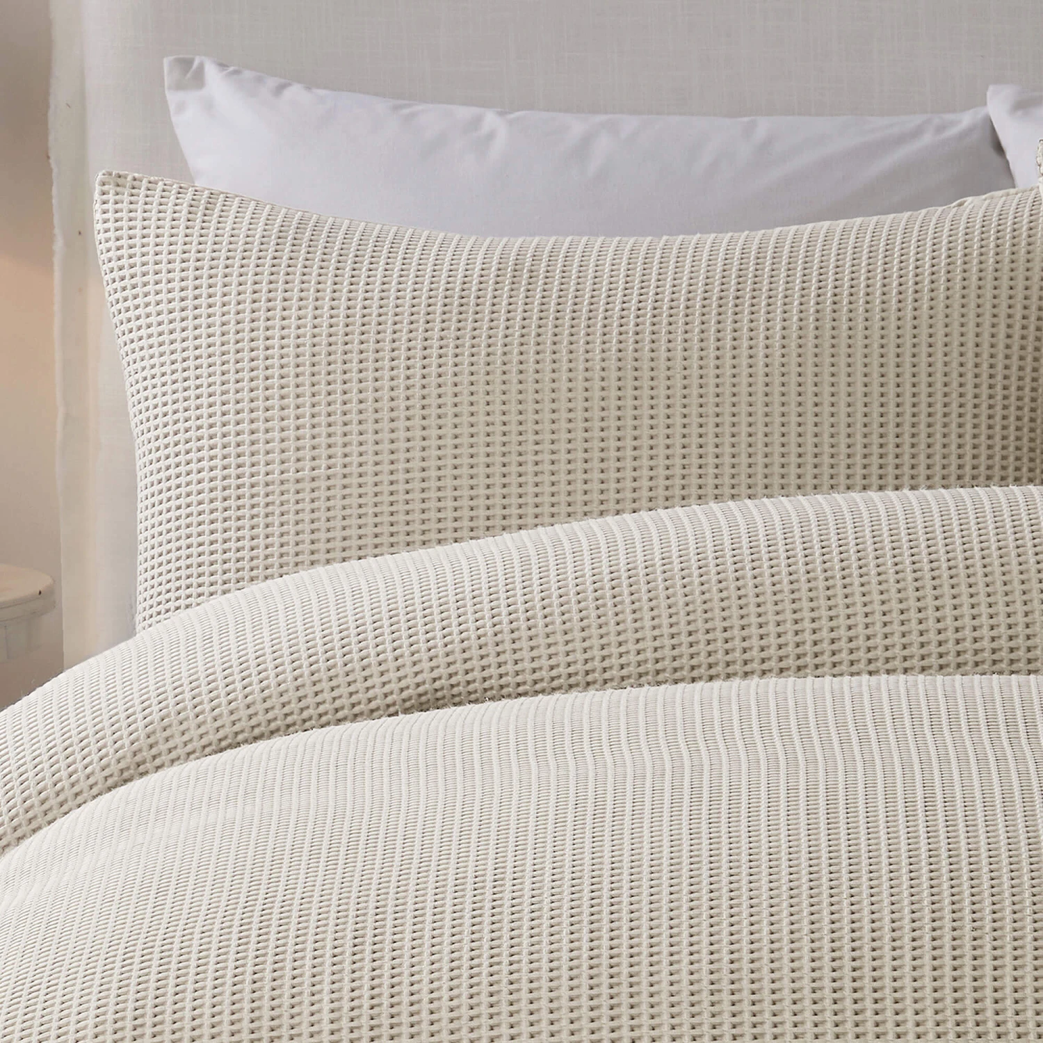 Lindly Waffle Natural Bedding Collection 4 Lindly Waffle Natural Bedding Collection - Image 2