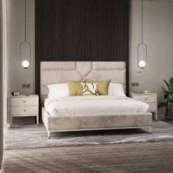 Davina Stone 150cm Kingsize Bed Frame