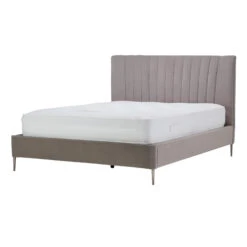 Dawson Grey Velvet 150cm Kingsize Bed Frame