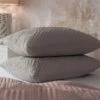 Belledorm Lisbon Soft Grey Pillow Sham Pair 1 Belledorm Lisbon Soft Grey Pillow Sham Pair -Housing Units Store cdd990d9cb008e3ac6b166ca20ee69d3