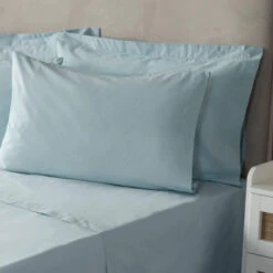 Belledorm Duck Egg Oxford Pillowcase