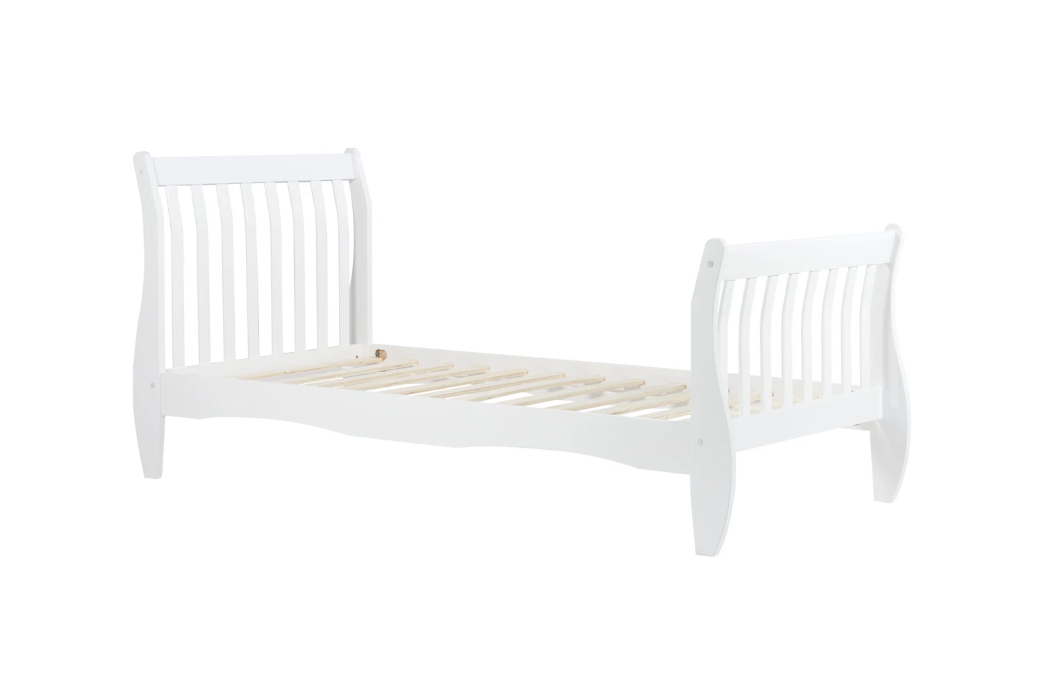 Belford White Single Bed Frame 4 Belford White Single Bed Frame - Image 2