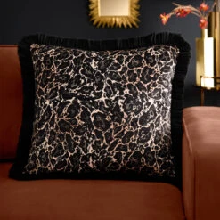 Laurence Llewelyn-Bowen Josephine Black & Gold Square Cushion