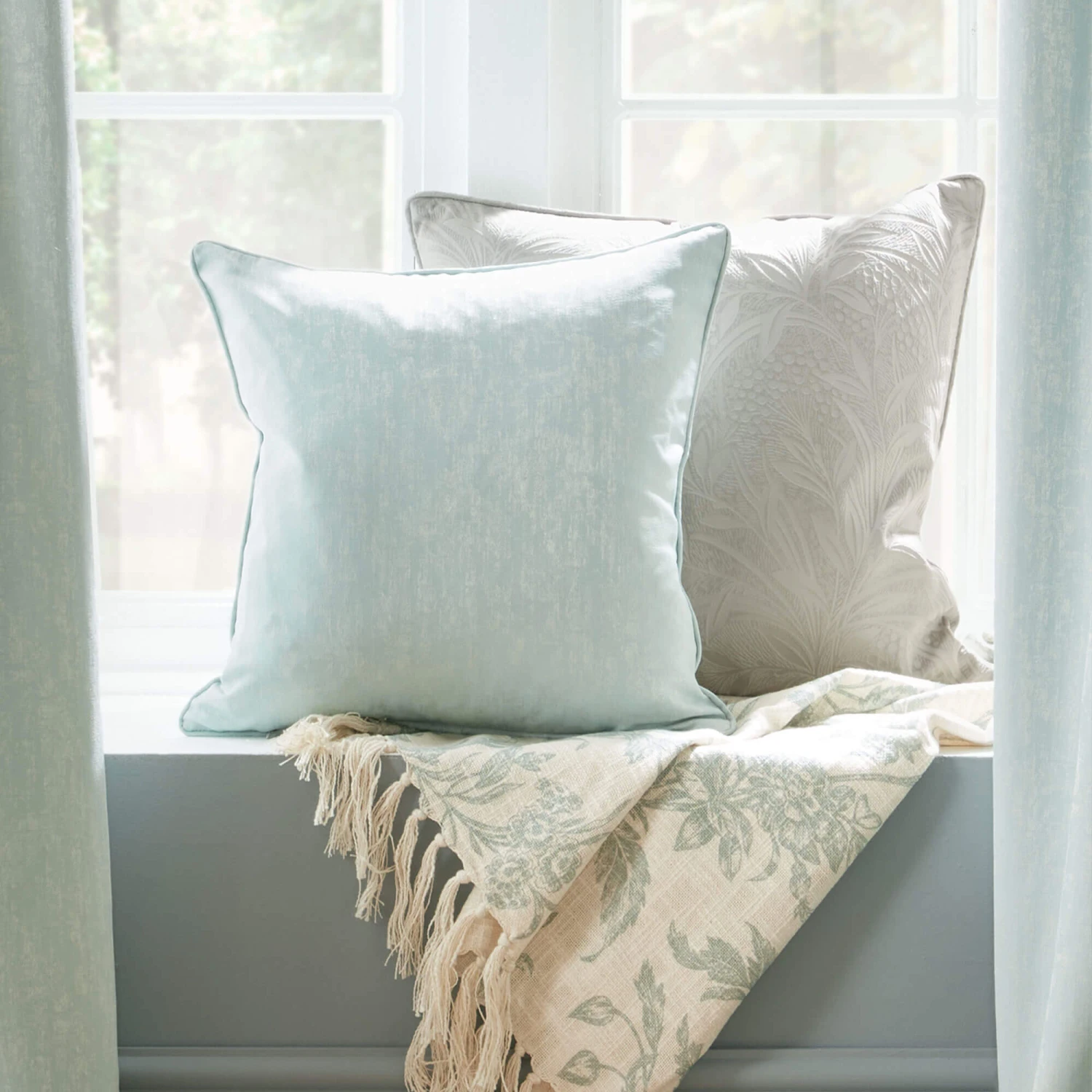 Laura Ashley Whinfell Duckegg Cushion 3 Laura Ashley Whinfell Duckegg Cushion