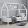 Home White Single Bed