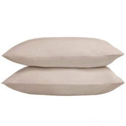 5 Star Hotel Latte 500 Thread Count Housewife Pillowcase Pair