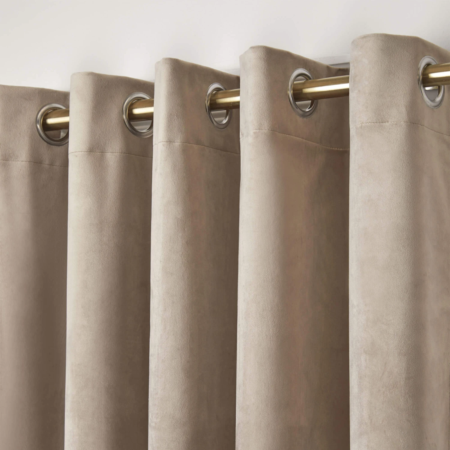 Laurence Llewelyn-Bowen Montrose Linen Blackout Eyelet 66" X 90" Curtains 4 Laurence Llewelyn-Bowen Montrose Linen Blackout Eyelet 66" X 90" Curtains - Image 2