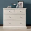 Ascot White 4 Drawer Chest -Housing Units Store f44db254700094dc79c3cd03d7e1f1ad 1