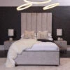Eleanor Silver Fabric 150cm Kingsize Upholstered Bed Frame -Housing Units Store f6beaaad1d26d80e770a103b813a7fc9 2
