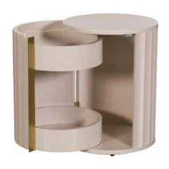 Lisette Ivory Left Bedside Table -Housing Units Store f7de3f16610b2f27b51e457739ed110d