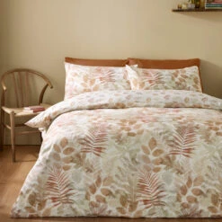Catherine Lansfield Autumn Leaves Natural Bedding Collection