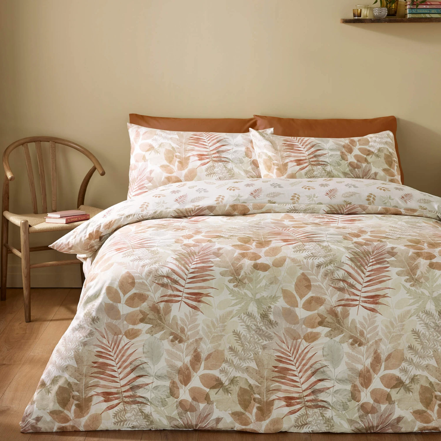 Catherine Lansfield Autumn Leaves Natural Bedding Collection 3 Catherine Lansfield Autumn Leaves Natural Bedding Collection